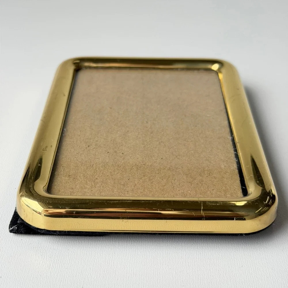 Vintage‎ Gold Picture Frame 3.5x5 Gold Classic Rounded Edge Cottage French